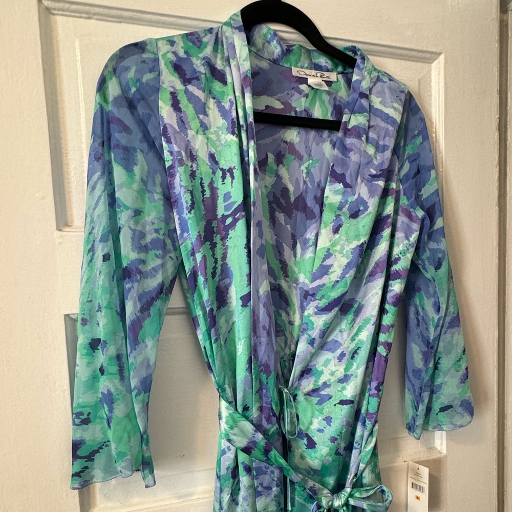 Vintage OSCAR DE LA RENTA | Women’s Slip dress and robe set NWT
